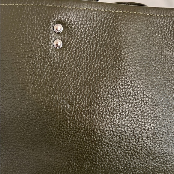 Coach Dark Green Dempsey Pebble Leather Carryall Tote with Crossbody - Picture 5 of 14